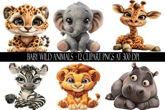 Adorable Design Assets: Working With Baby Wild Animal Clipart