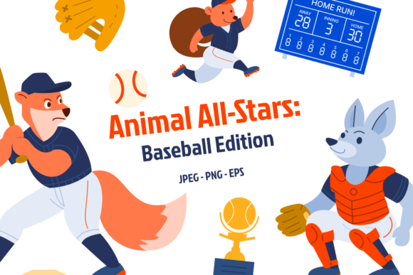 Animal All-Stars: Baseball Edition for Dynamic Designs
