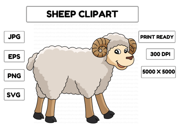 Bringing Personality to Projects with Sheep Animal Cartoon Colored Clipart
