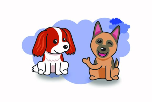 Dog Cute Animal Cloud Shadow: A Whimsical Typeface for Playful Projects