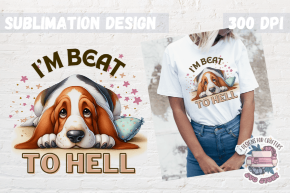 Sarcasm Sublimation Design Tired Animal: A Font with Attitude