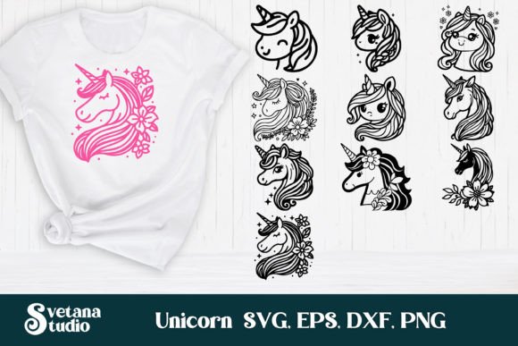 Unicorn SVG Bundle: Magical Animal SVG Designs for Creators