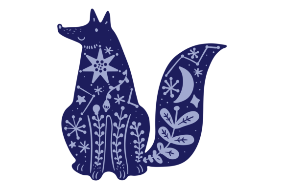 Unleashing the Magic of Fox with Night Sky Pattern