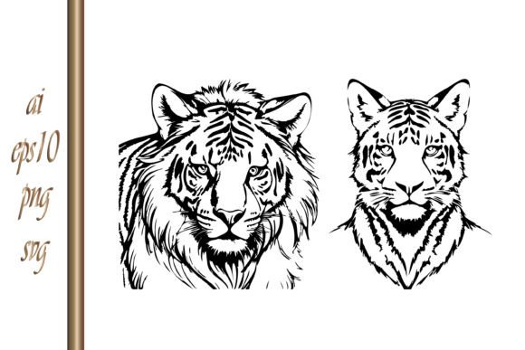 Unleashing the Spirit of the Wild: Sketch Tiger Tattoo Clipart